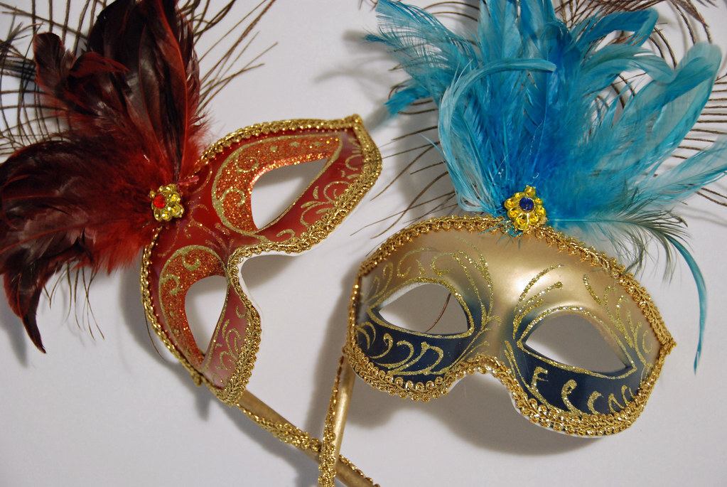 Mardi Gras mask making