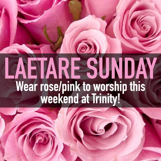 Marks the Fourth Sunday in Lent, Also Known as “Laetare Sunday”