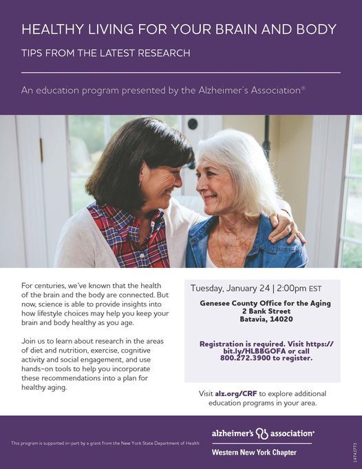 Genesee County Office for the Aging – Healthy Living for Your Brain and Body