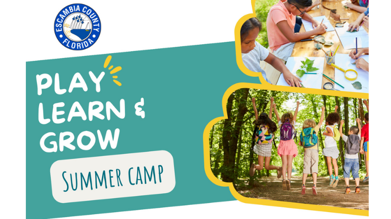 Register Now for the 2023 Escambia County Play, Learn, & Grow Summer Camp