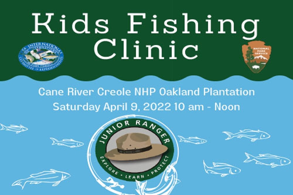 Natchitoches Area Chamber of Commerce: “Let’s Go Fishing” Kids Learn-to-Fish Clinic