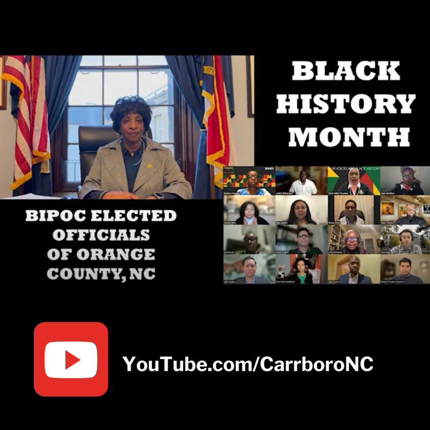 TOWN OF CARRBORO: Video Presentation of two poetry readings: “Still I Rise” by Maya Angelou and “Making the Struggle Every Day” by Ella Baker