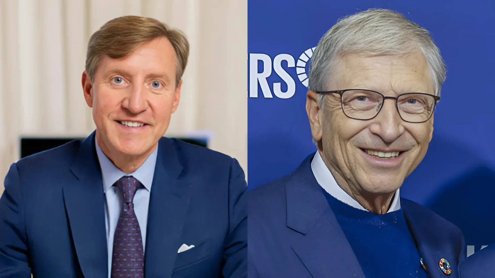 J. Larry Jameson, 10th President of the University of Pennsylvania (Left) & Bill Gates (Right) - wikipedia