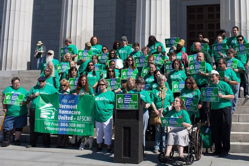 Vermont State Labor Council AFL-CIO: Vermont homecare providers of AFSCME local 4802 win wage increases and 00 in bonuses in new contract Vermont State Labor Council AFL-CIO: Vermont homecare providers of AFSCME local 4802 win wage increases and 00 in bonuses in new contract