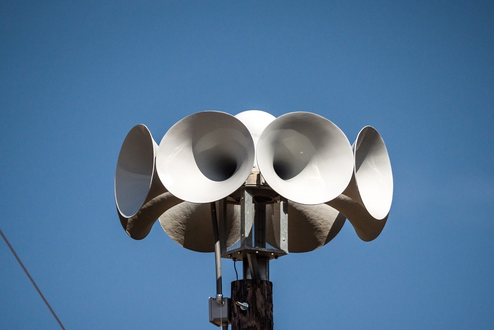 Tornado Siren Testing on June 1