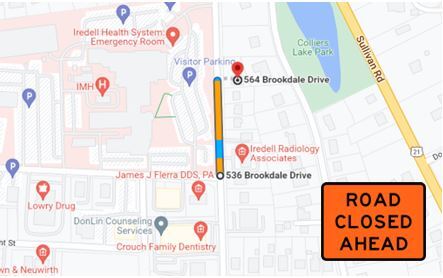 CITY OF STATESVILLE: Emergency Road Closure Update