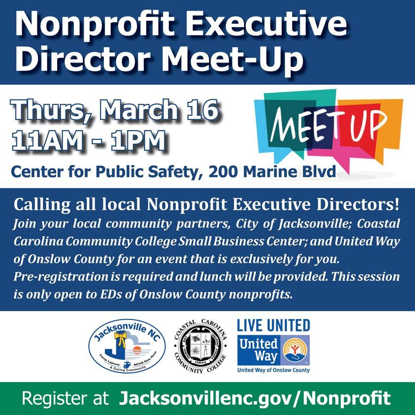 CITY OF JACKSONVILLE: Special Event for Nonprofit Executive Directors