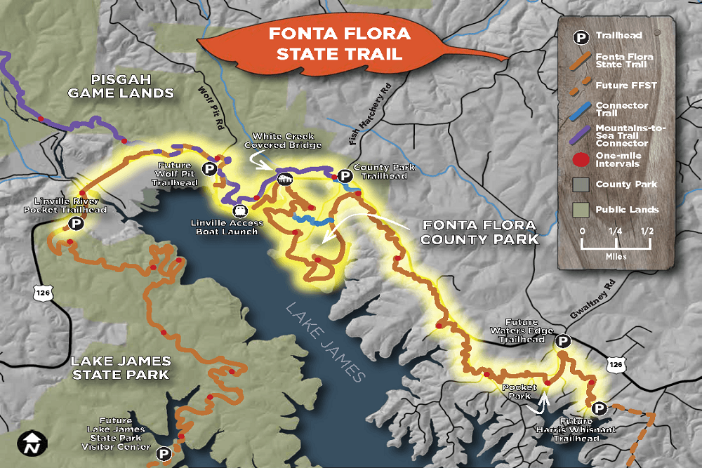 BURKE COUNTY: Fonta Flora Trail is closed