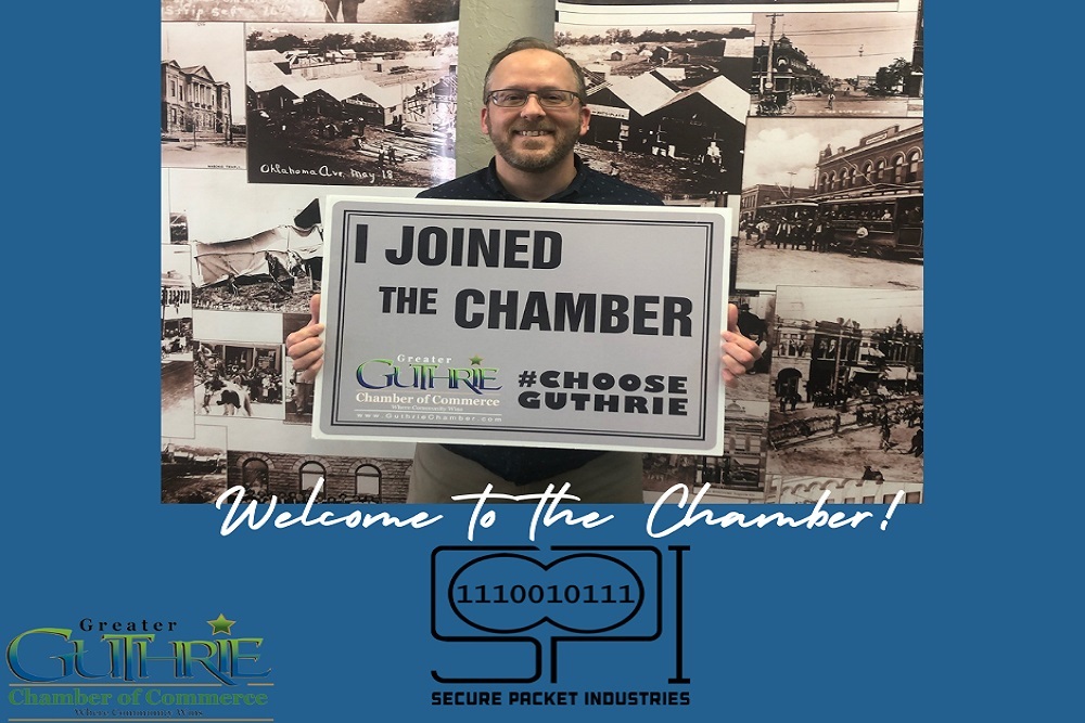 Guthrie Chamber of Commerce Newest Gold Chamber Investors Secure Packet Industries