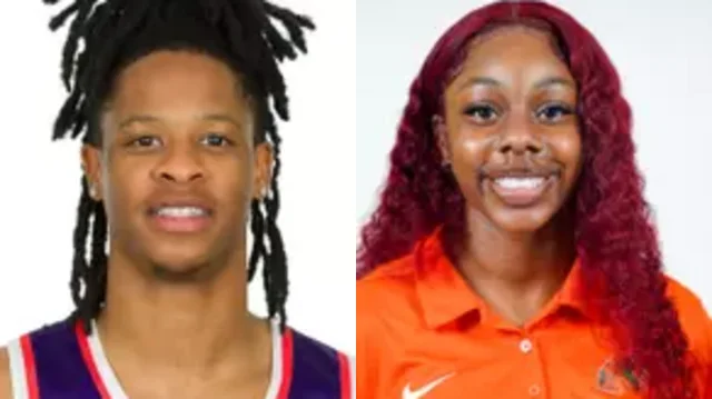 Which former Pensacola Times area high school standouts will be in action on Saturday, Feb. 15?