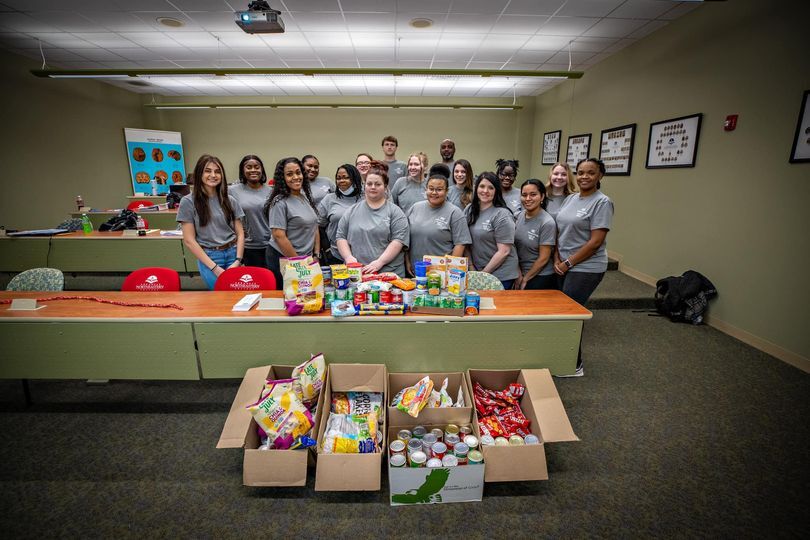 The ANC Food Pantry organized by Practical Nursing (PN) Student Nurse Club