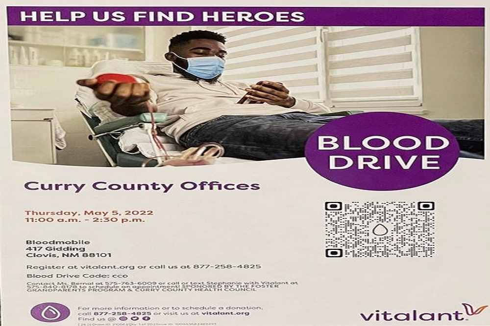 Blood Drive at the Curry County Administration Building