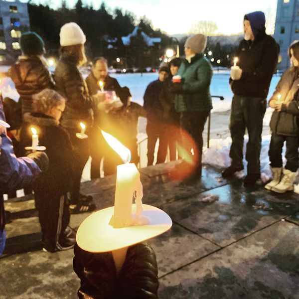 Late yesterday, at the start of the longest night of the year