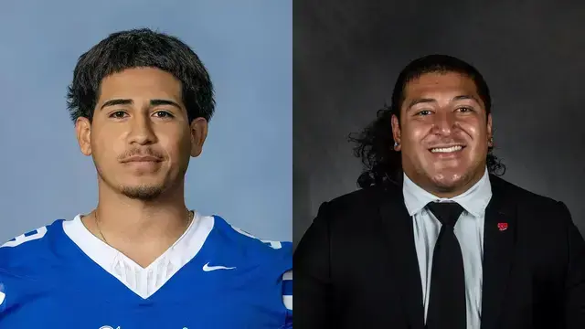 Domanick DeLeon-Catano and Joe Tongamoa Domanick DeLeon-Catano and Joe Tongamoa