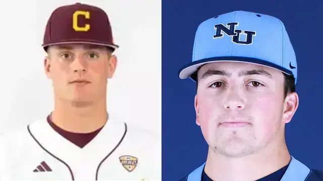 Which former East Michigan News area high school standouts will be in action on Sunday, April 13?