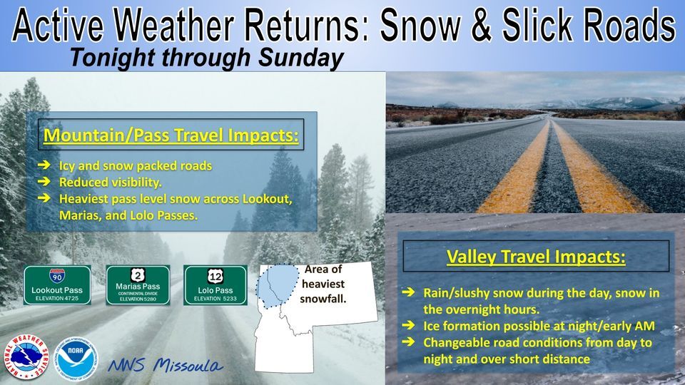 Active Weather Returns: Snow & Slick Roads Active Weather Returns: Snow & Slick Roads