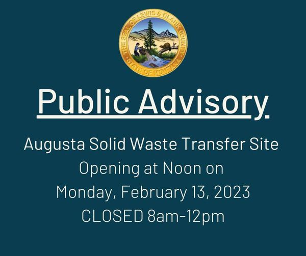 Lewis and Clark County Government: Public Advisory