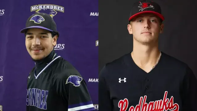 Which former Columbia News area high school standouts will be in action on Friday, March 14?