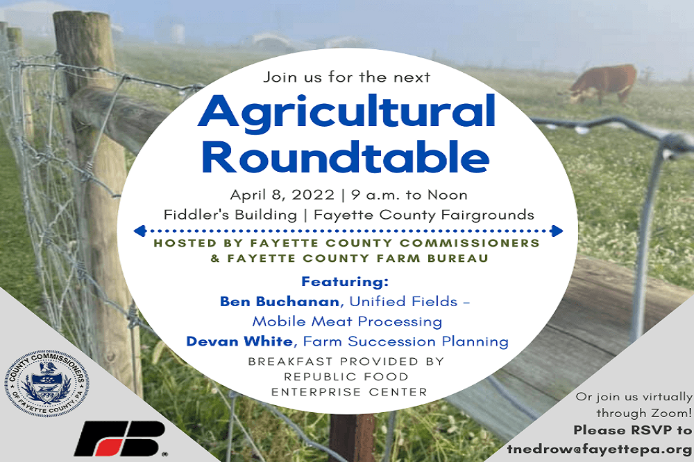 Fayette County Hosting Agricultural Roundtable