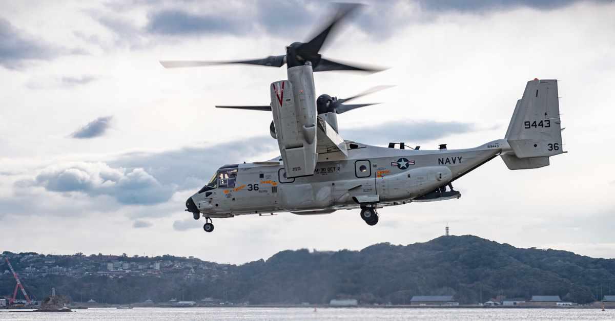 US Navy CMV-22B Osprey