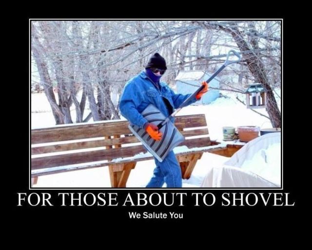 Friendly reminder to shovel your side walks.