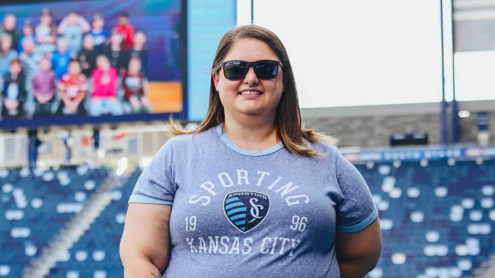 Special education teacher Melissa Runge honored as July’s Blue KC Sporting Samaritan Special education teacher Melissa Runge honored as July’s Blue KC Sporting Samaritan