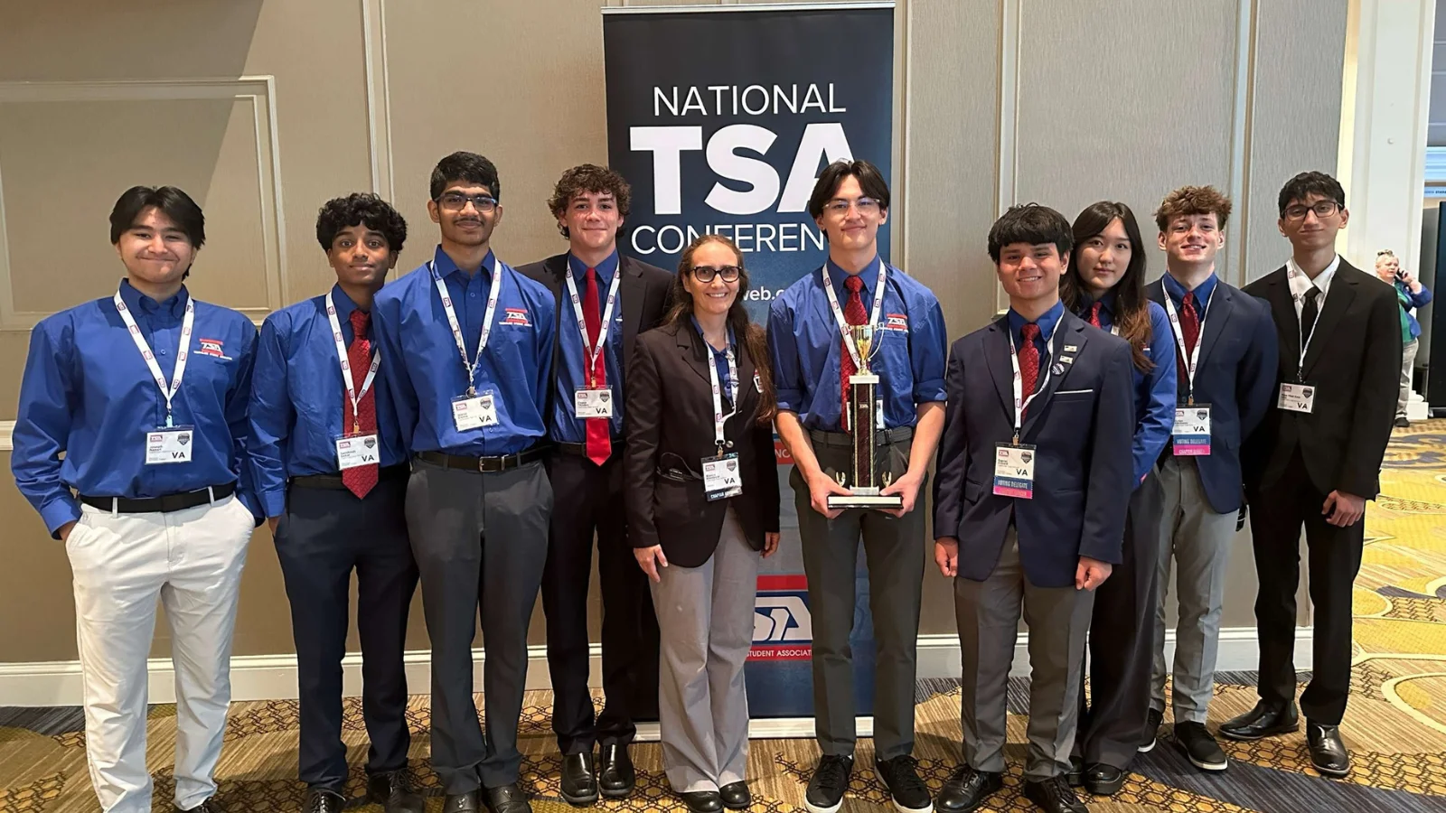 Lightridge High School Technology Student Association students - Loudoun County Public Schools Facebook