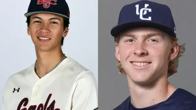 Which former San Mateo Sun area high school standouts will be in action on Sunday, April 13?