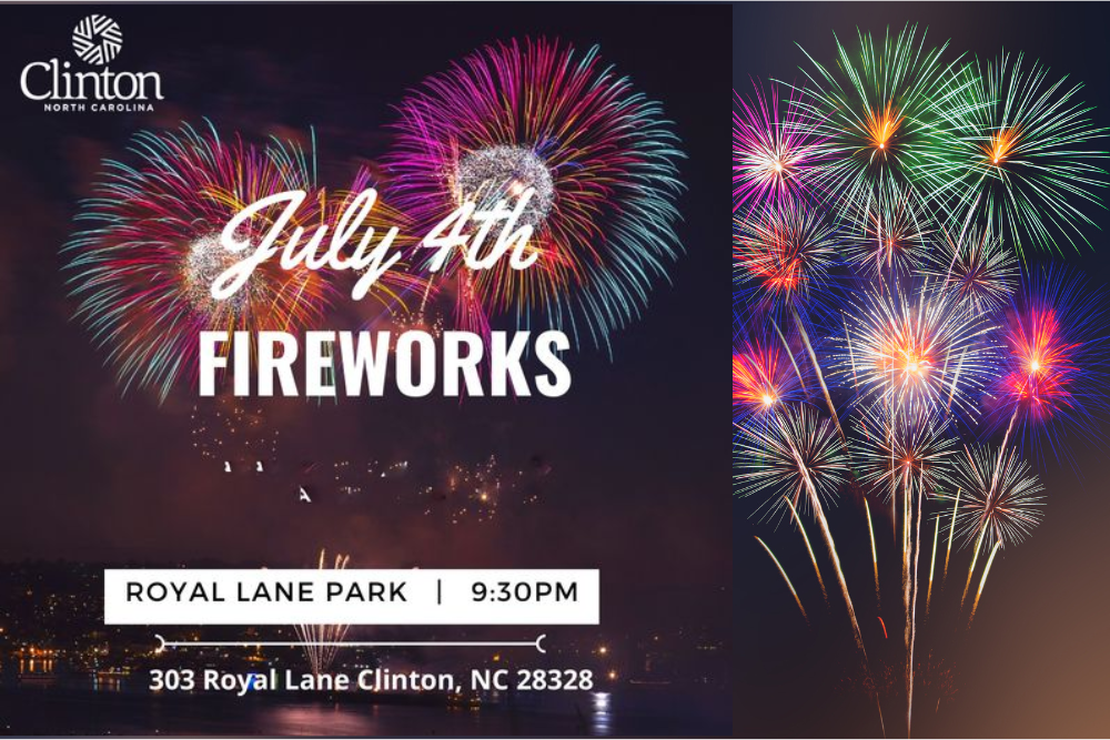 CITY OF CLINTON PARKS AND RECREATION DEPARTMENT: Annual July 4th Fireworks Show