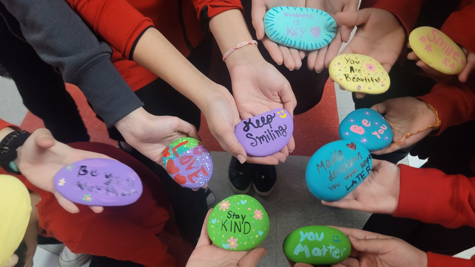 ‘Credit to our staff, our students and the school community for coming together,’ says Maleyko of care day