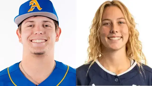 Which ex-Texas Hill Country area high school athletes are scheduled for action the week starting Monday, March 23?