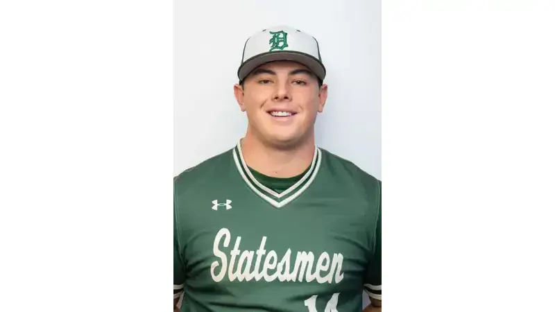 Former Manchester Academy standout Dylan Dendy played on Thursday, May 15 in hopes of reaching the NCAA Division II Baseball Championship
