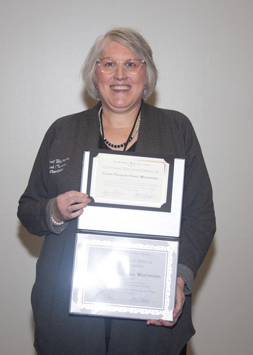 Carol Westergren – Certified Municipal Official through the Arkansas Municipal League’s voluntary certification program