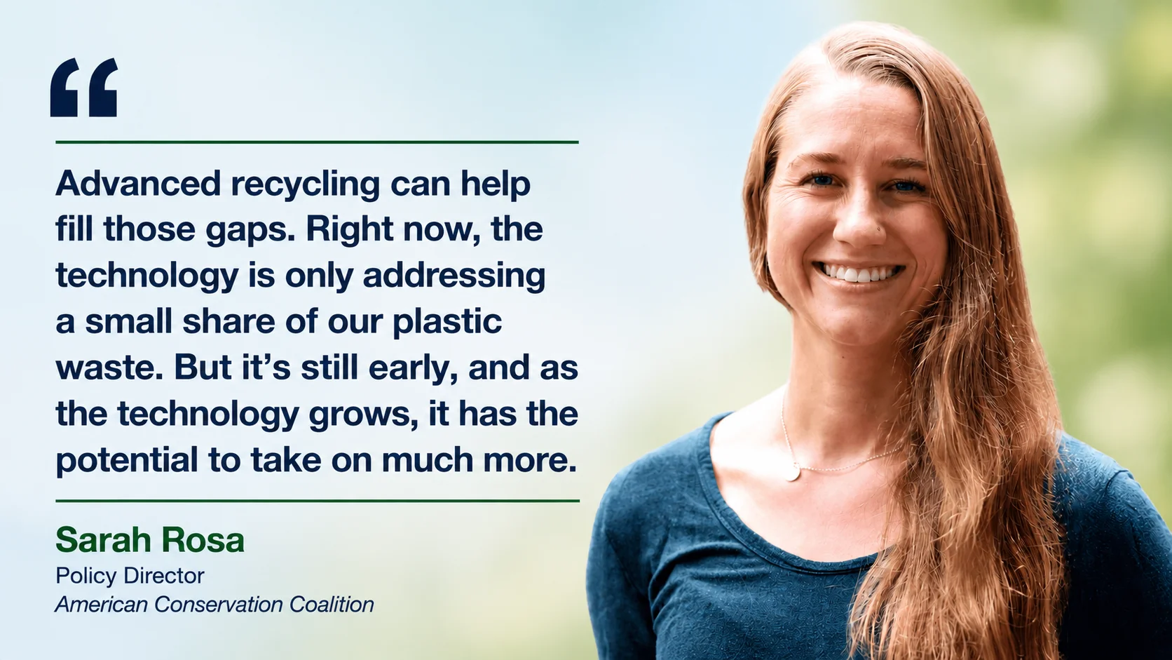 Conservation policy analyst: Advanced recycling should be part of broader solution to plastic waste; industry analysis shows impact on Indiana jobs