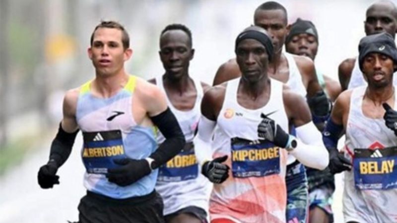 Clovis cross country coach CJ Albertson finishes 12th at legendary Boston Marathon