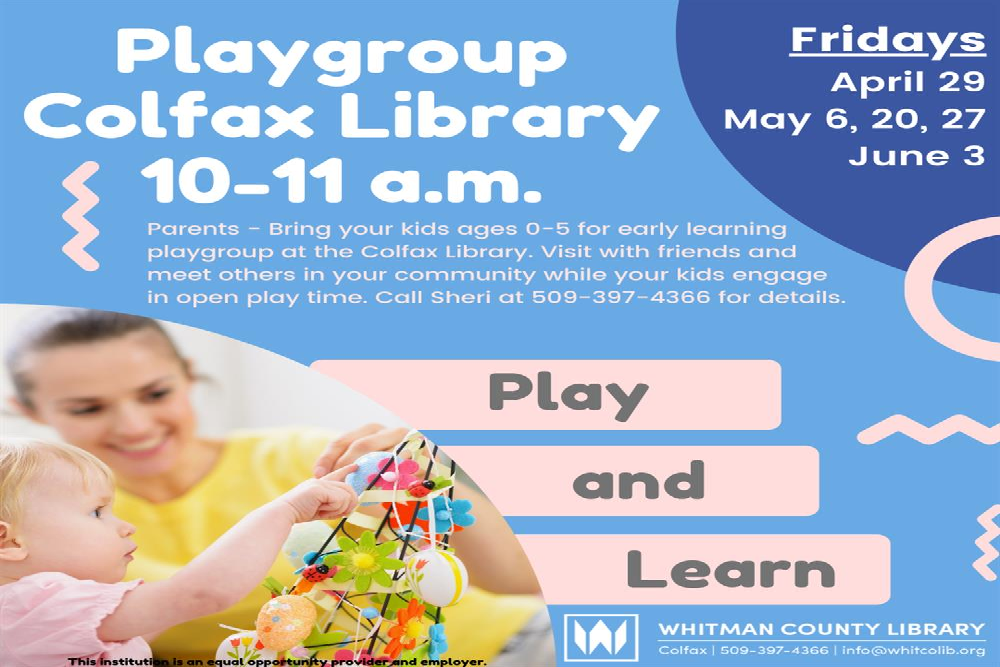 Playgroup, Colfax on June 3, 2022