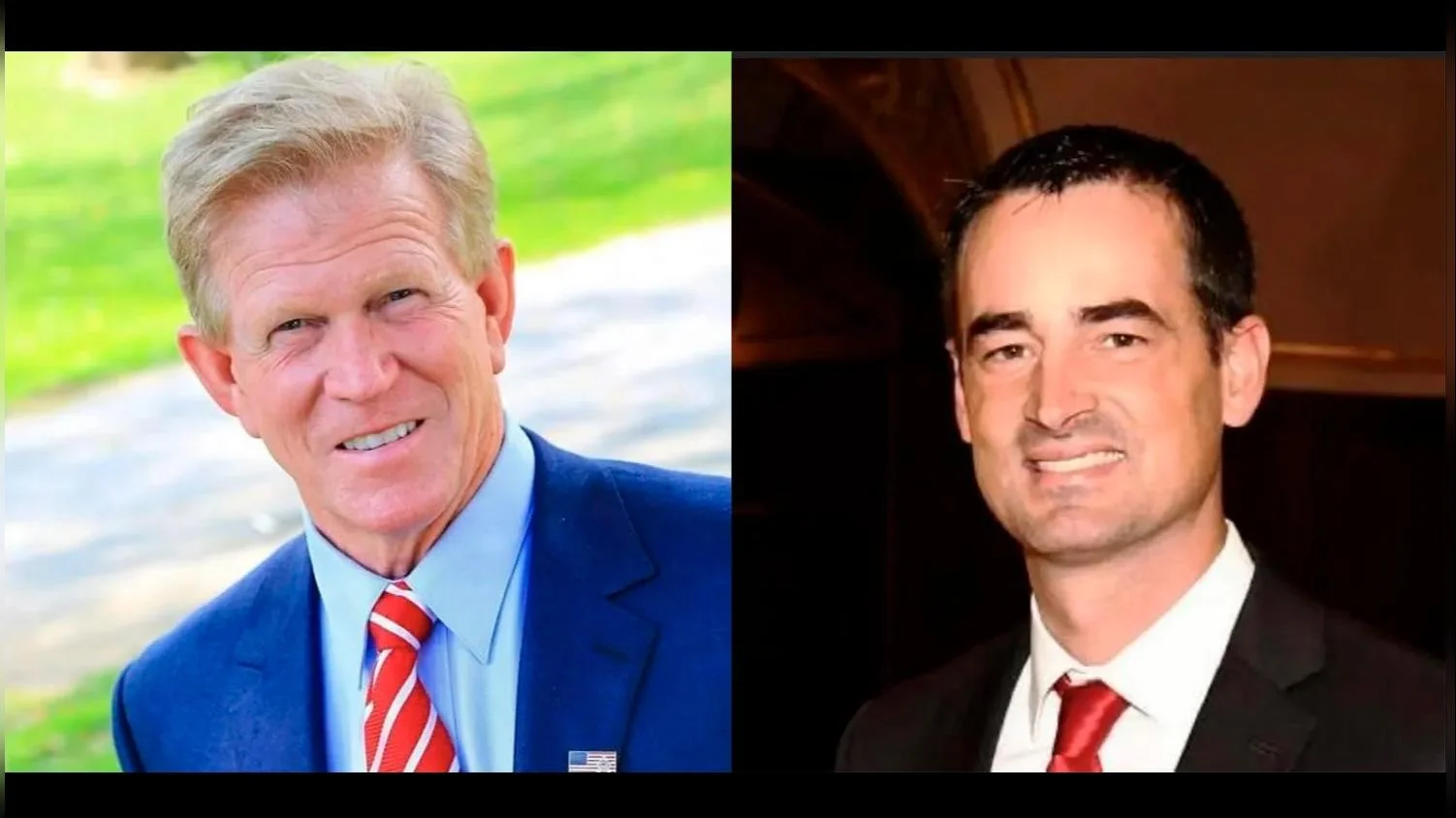 Chris Miller, Chairman of IL Freedom Caucus and Blaine Wilhour, Vice Chairman.