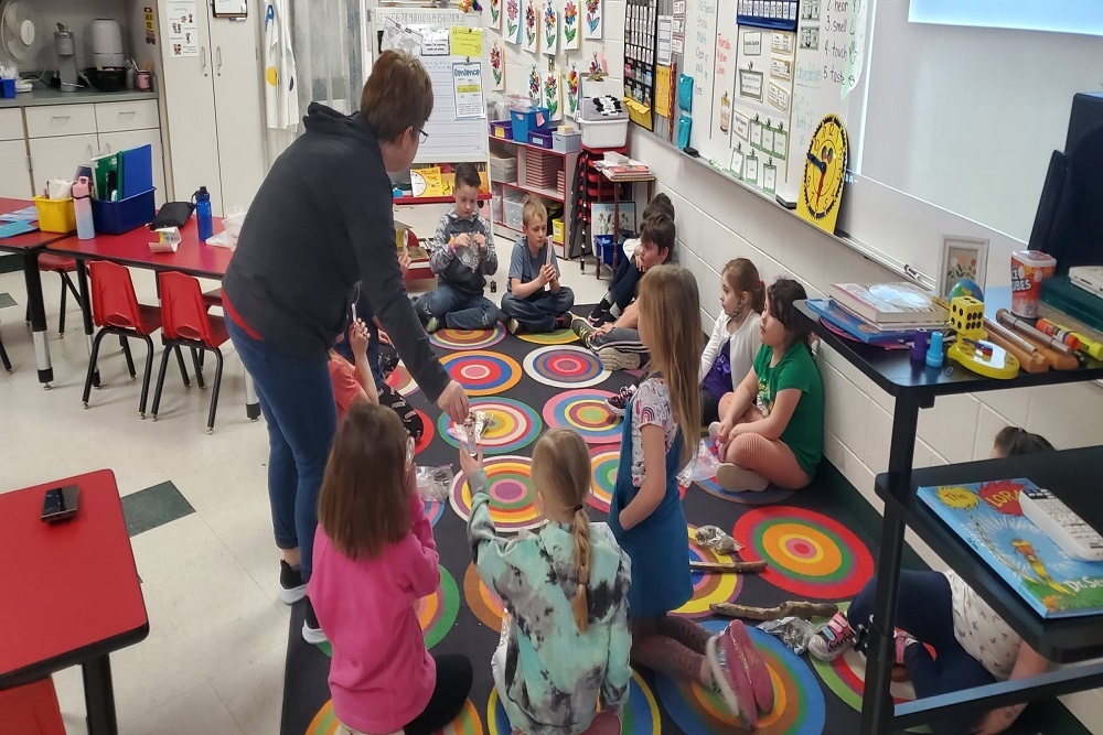 Ms. Tiffany’s class discussed Earth Day Ms. Tiffany’s class discussed Earth Day