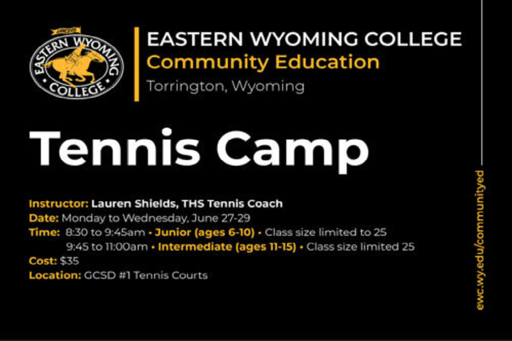 EWC highlights upcoming Tennis Camp