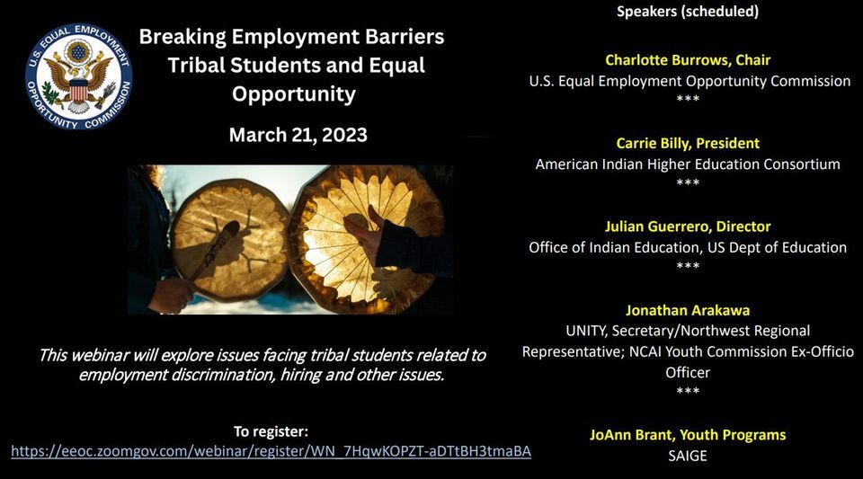 Breaking Employment Barriers – Tribal Students and Equal Opportunity