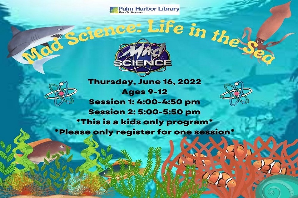 Mad Science: Life in the Sea – Session 1