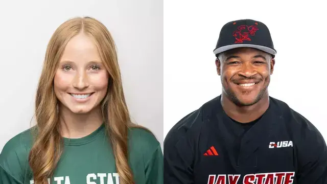 Ally Agner and Sam Richardson