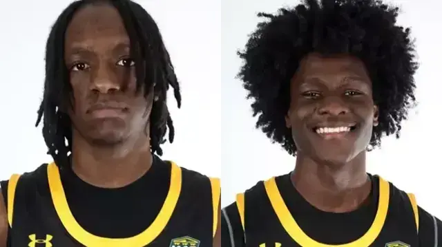 Delaware Valley Aggies%27 MarQuel Fitzgerald and J.T. Wright III - 