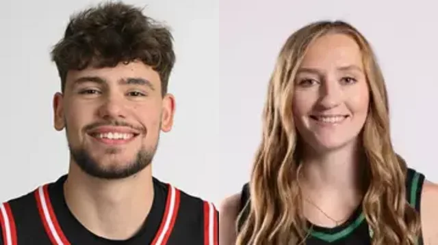 Which former North Bluegrass News area high school standouts will be in action in the week starting Monday, Feb. 24?