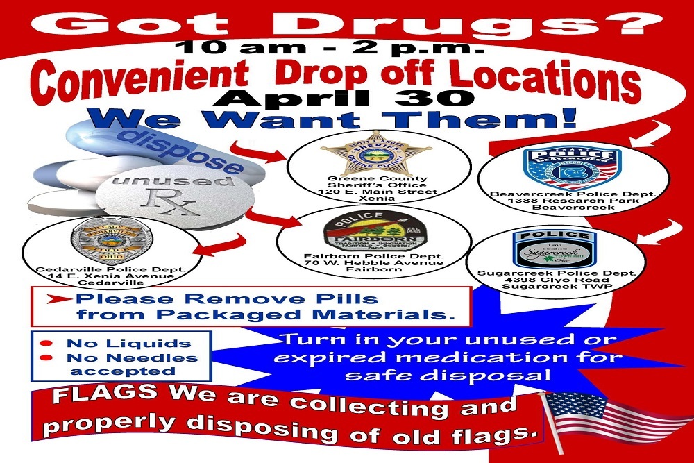 Greene County Sheriff’s Office Collection of Unused/Expired Medications Schedule