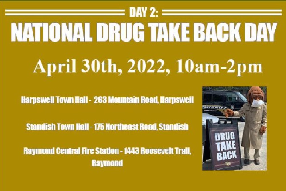 Cumberland County Sheriff’s Office Day 2: National Drug Take Back Day