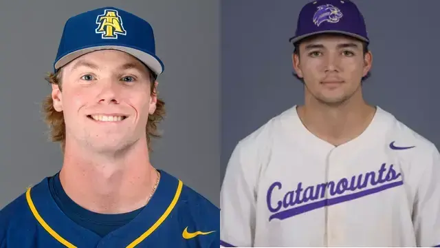 Which former North Guilford News area high school standouts will be in action on Sunday, May 11?