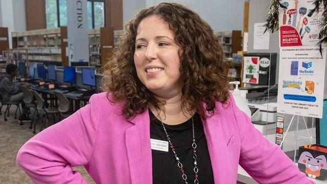 Caroline Johnson, a director of Statesboro Libraries