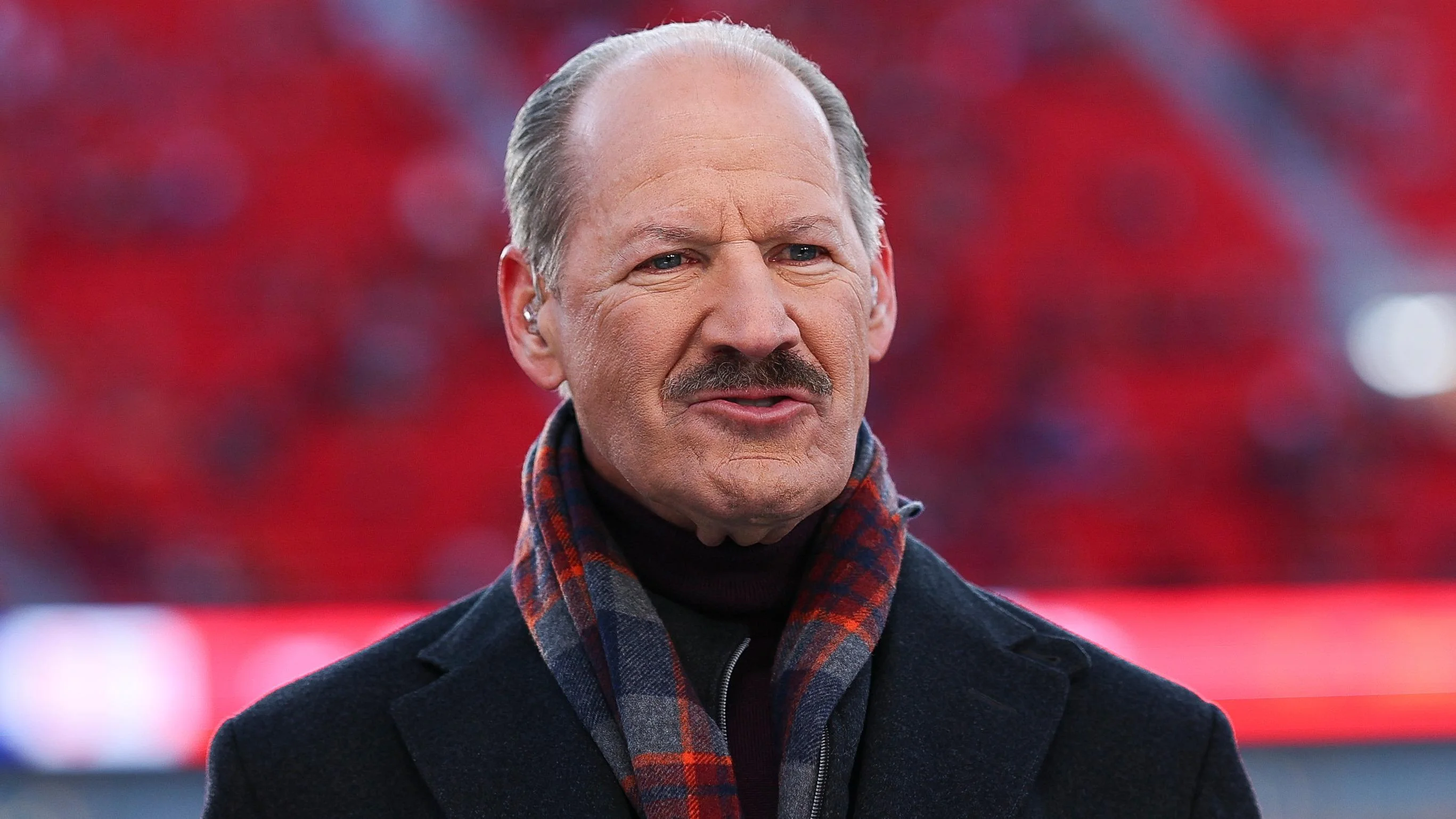 Bill Cowher on set prior to the AFC Championship NFL football game between the Kansas City Chiefs and the Buffalo Bills, Sunday, Jan. 26, 2025, in Kansas City, Mo. (Aaron M. Sprecher via AP)
