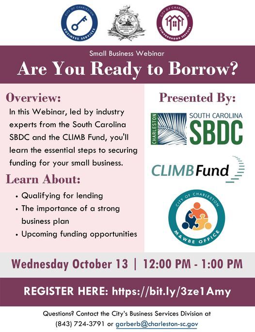 City of Charleston: Are Your Ready to Borrow?